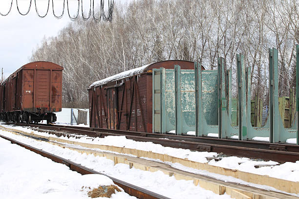 istock Prospect of old rail cars 537580905