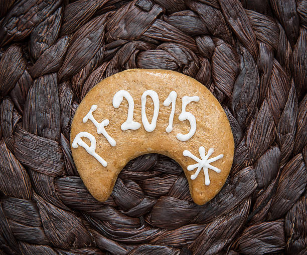 istock The title PF 2015 written on gingerbread cookie 537581101