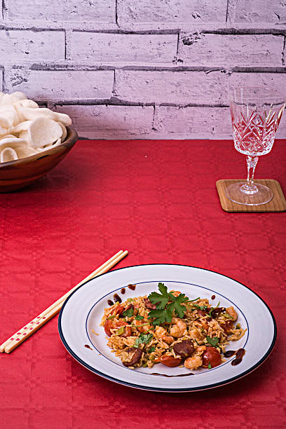 chińska żywność - asia asian culture basmati rice bowl zdjęcia i obrazy z banku zdjęć