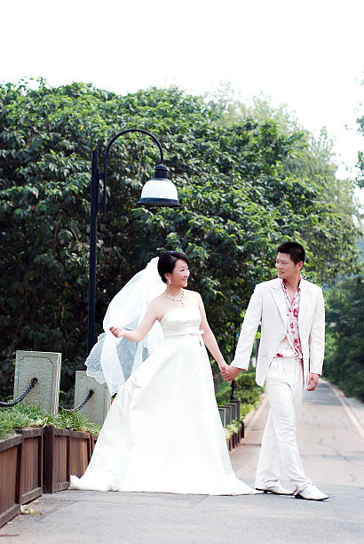 istock New married couples outdoors 537584735
