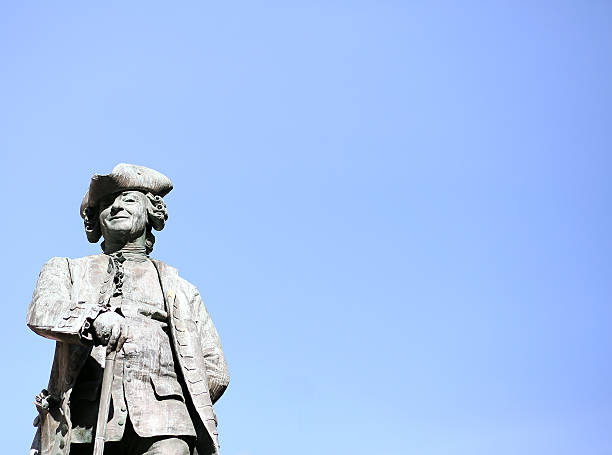 Nelson's Pillar statue in venice in italy