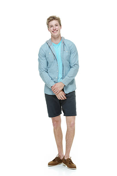 istock Smiling casual man standing & looking at camera 537587061