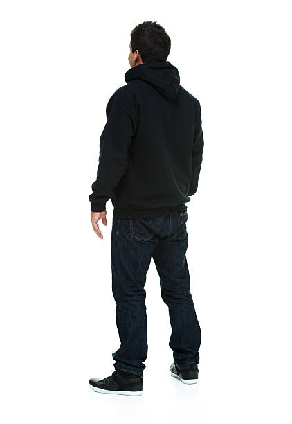 istock Rear view of man standing & looking away 537587251