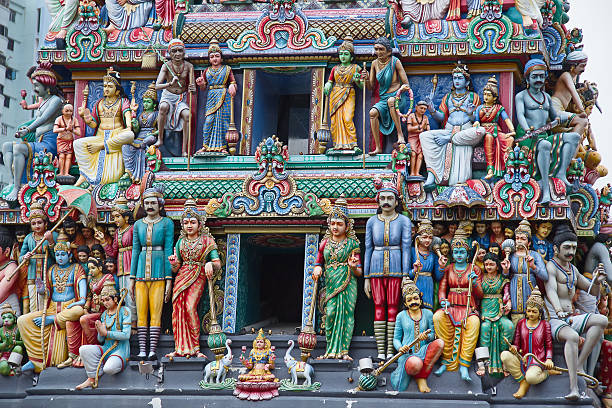 istock Hindu temple in Singapore 537593677
