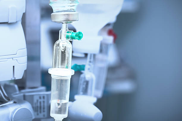 istock technical equipment in the ICU. Close-up photo. 537594749