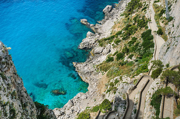 istock Capri Hiking trail to the Sea 537594967