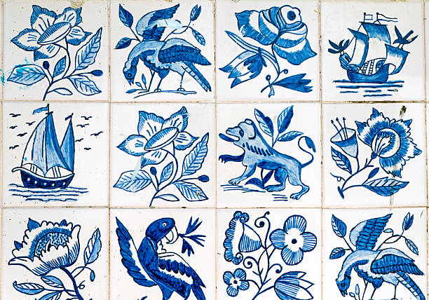 istock Beautiful portuguese tiles 537595617