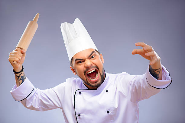 istock Portrait of young handsome cook 537596085