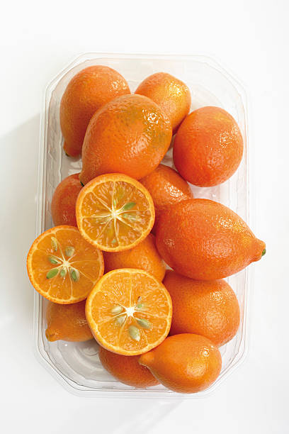 istock Punnet of kumquats in plastic container 537599603