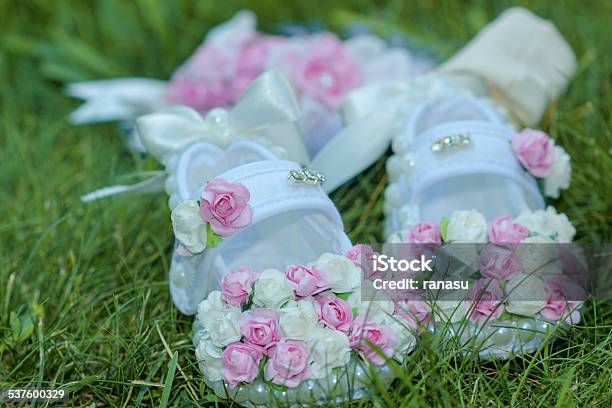Girl Baby Shoes Stock Photo - Download Image Now - 2015, Baby - Human Age, Crown - Headwear