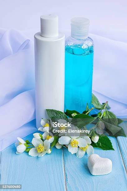Jasmine Essence Perfumed Products Stock Photo - Download Image Now - Backgrounds, Bar Of Soap, Beauty