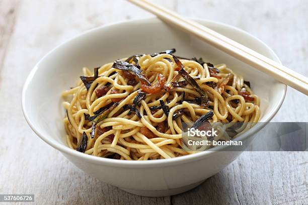 Scallion Oil Noodles Shanghai Food Stock Photo - Download Image Now - Breakfast, China - East Asia, Chinese Culture