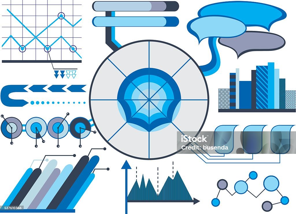 Informaiton Graphics Sign Information Graphics Stock Illustration - Download Image Now - Abstract ...