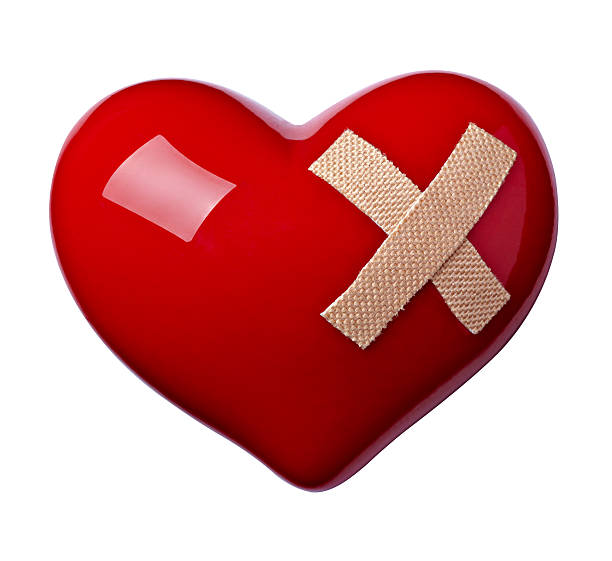 istock heart shape love bandage hurt 537610652