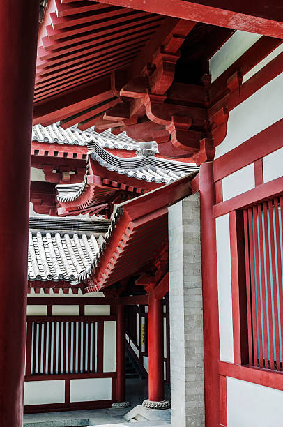 istock The geometry of Chinese architecture. 537611126