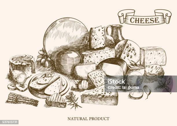 Cheesemaking Stock Illustration - Download Image Now - No People, Cheese Making, 2015