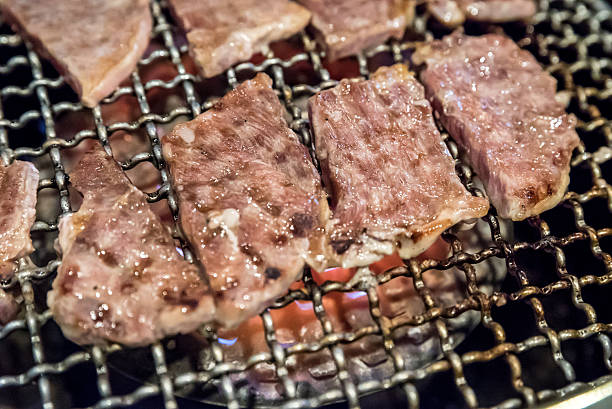 istock grilled wagyu Sirloin meat yakiniku 537614942