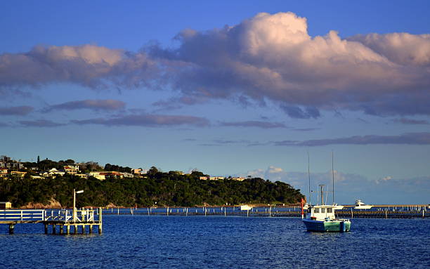 istock Small boat on the Waterfront, Australia 537615053