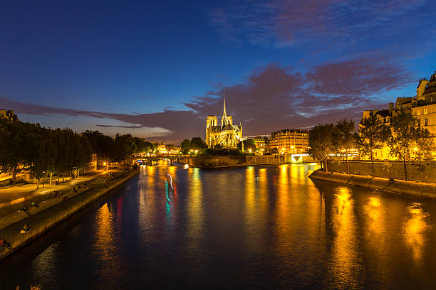 istock Notre Dame Cathedral Paris dusk 537615416