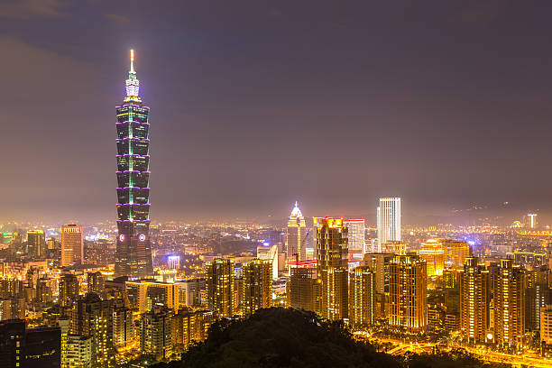 istock Taipei, Taiwan skylines 537616862
