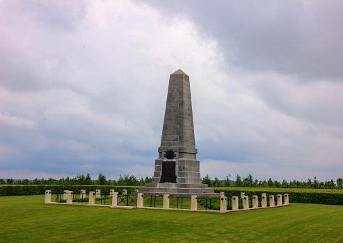 Ovillers-la-Boisselle, France - May 23, 2016: Pozieres Memorial.