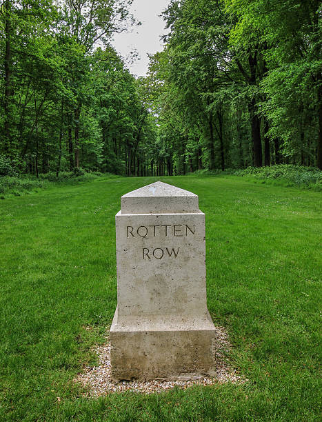 Delville Wood Cemetery stock photo