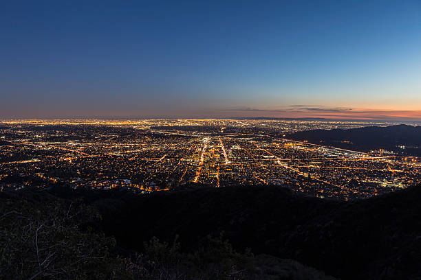 istock Los Angeles and Glendale Mountaintop View. 537618253