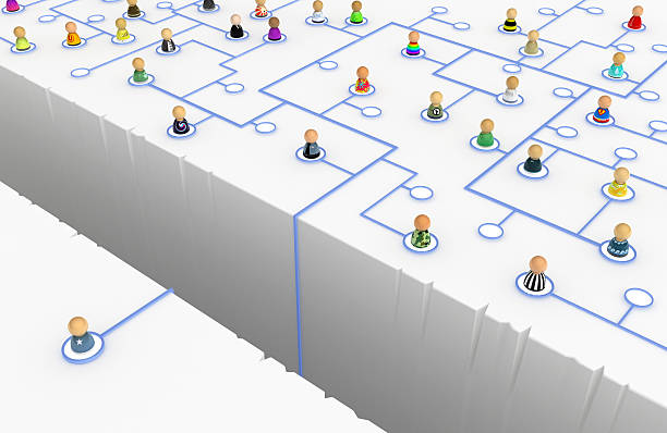 istock Cartoon Crowd, Link Crevasse 537618380