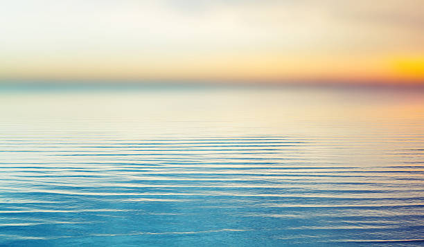 istock Colorful sunset over sea. Blurred background 537619558