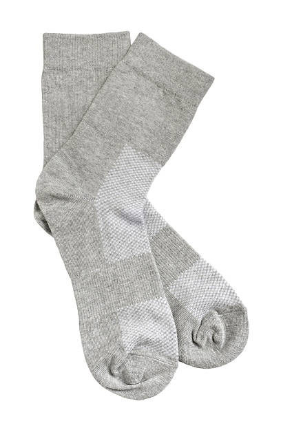 istock Pair of gray socks 537619896