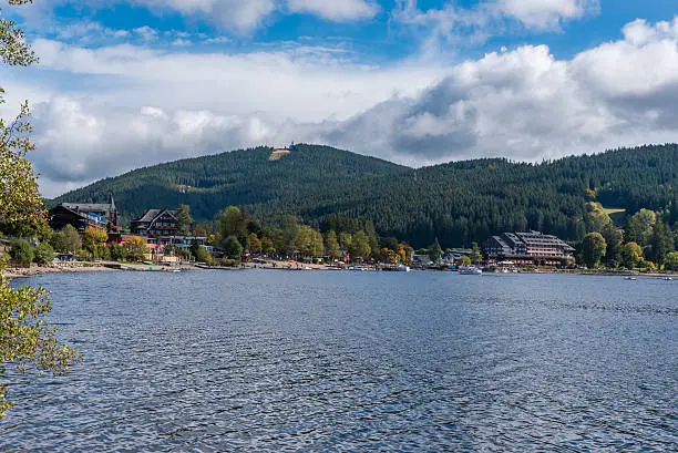 Schluchsee lake in the blackforest of Germany