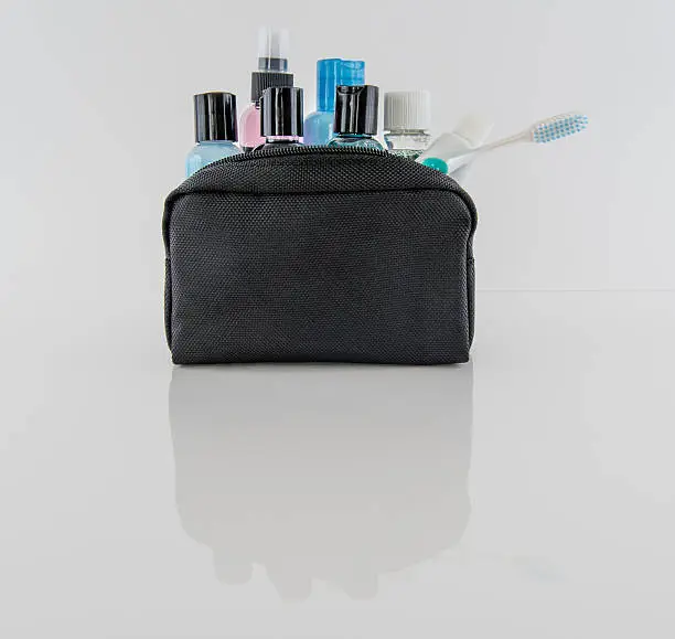 Photo of Travel Toiletry Bag and Travel Toiletries