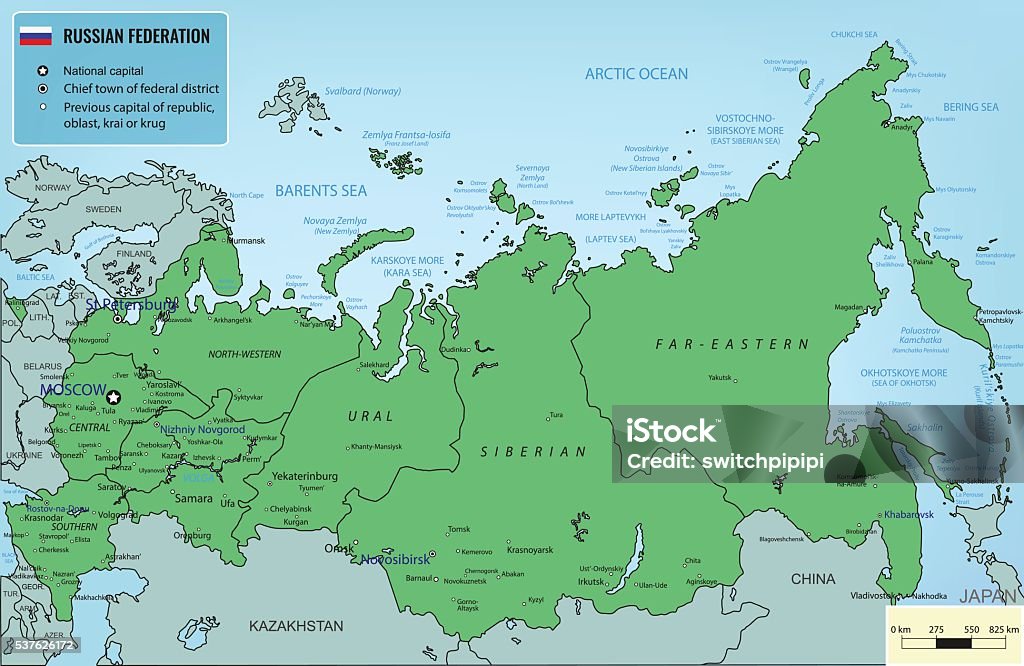 Mapa Federação Russa Com Seleccionável Territórios Ferramenta - Arte  vetorial de stock e mais imagens de Mapa - iStock