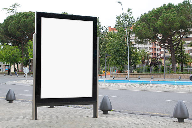 istock Blank billboard in the street 537626360
