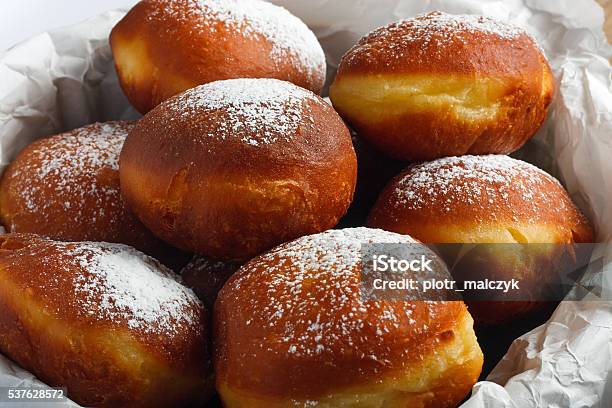 Homemade Doughnuts Stock Photo - Download Image Now - Doughnut, Brown, Cake