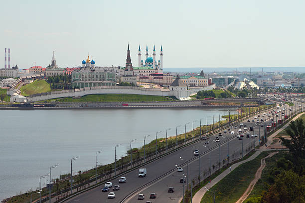 istock River, dam, Kremlin. Kazan, Russia 537628638
