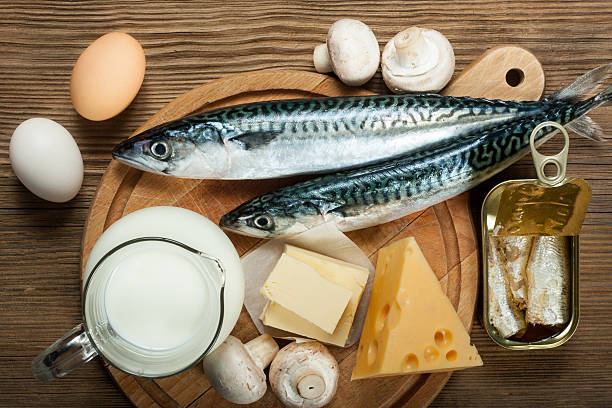 istock Foods rich in vitamin D 537629366