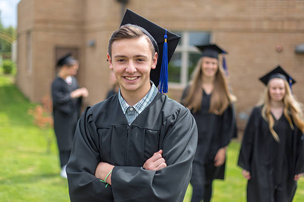 istock Educaton: Group of friends excited after graduation 537629956