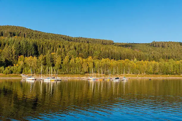Schluchsee lake in the blackforest of Germany