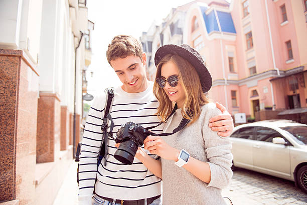 istock Modern young people in a big city 537635636
