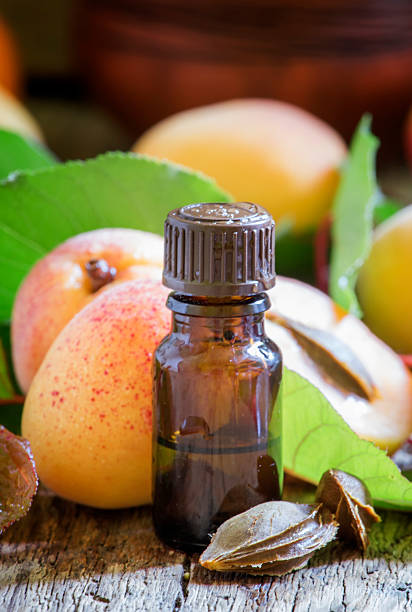 istock Essential oil of apricot pits 537636000