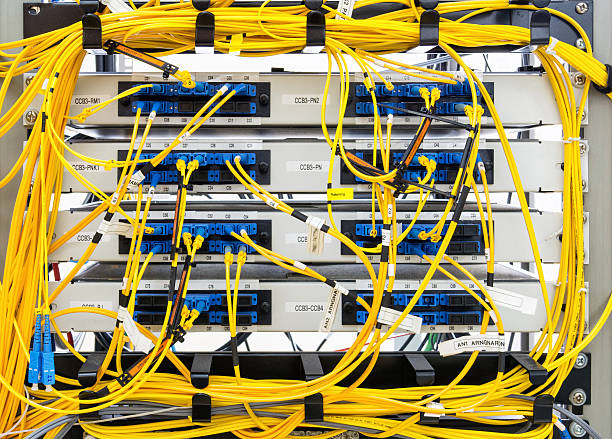 istock Confused of fiber optic panel 537640095