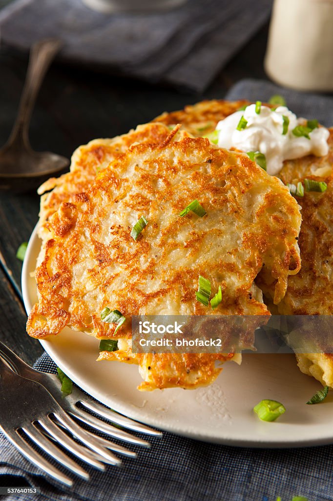 Homemade Boxty Irish Potato Pancakes Homemade Boxty Irish Potato Pancakes for Breakfast 2015 Stock Photo