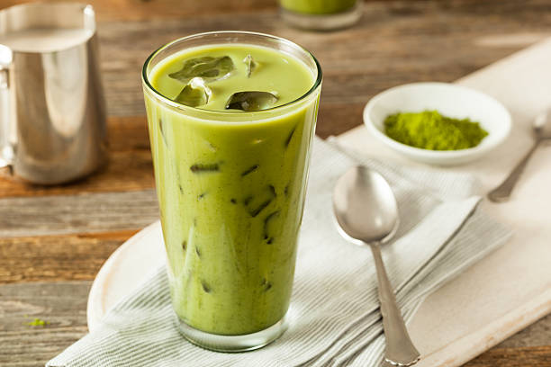 istock Homemade Iced Matcha Latte Tea 537641682