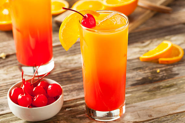 istock Juicy Orange and Red Tequila Sunrise 537641898