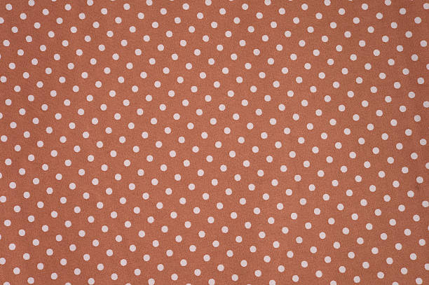 istock Seamless polka dots fabric for background 537642329