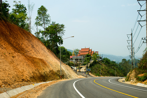 ChiangMai, Thailand. March, 31-2016: The road from Chiang Mai lead to Pai District in Mae Hong Son, Thailand.