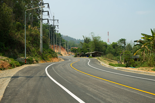 ChiangMai, Thailand. March, 31-2016: The road from Chiang Mai lead to Pai District in Mae Hong Son, Thailand.