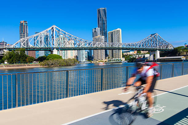 istock Cyclist, Brisbane City. Australia 537644834