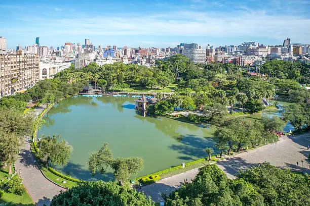 Photo of aerial view of taichung park